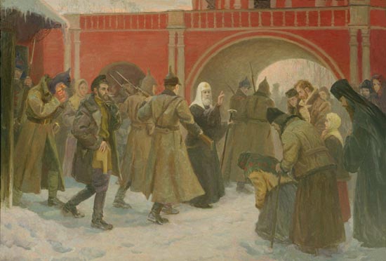 Arrest of Patriarch Tikhon by Filipp Moskvitin